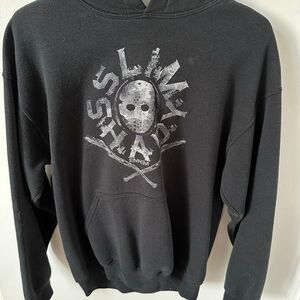 Black Graphic Hoodie